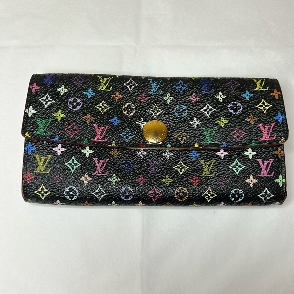 ❌SOLD❌ Louis Vuitton Multicolor Monogram Sarah Wallet
